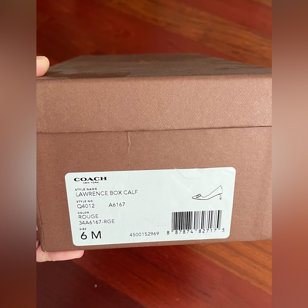 Lawrence Box Heel in Calf leather, Coach - Picture 2 of 14